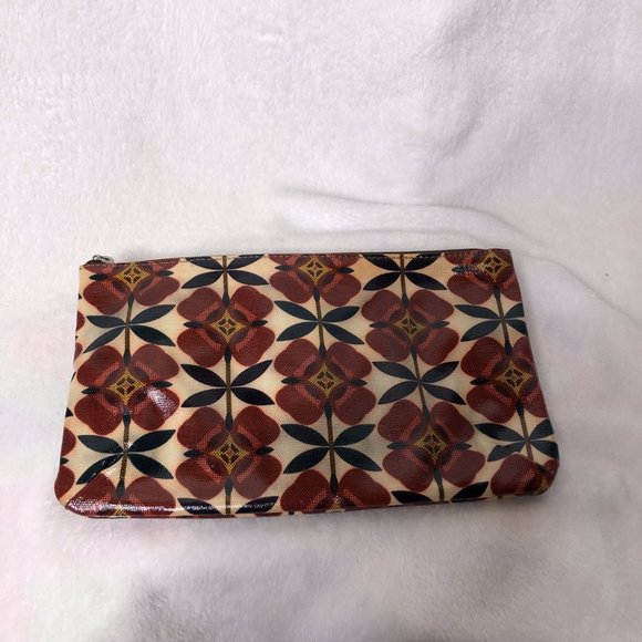 Fossil Key-per Coated Cotton Large Envelope Clutch - Picture 2 of 4